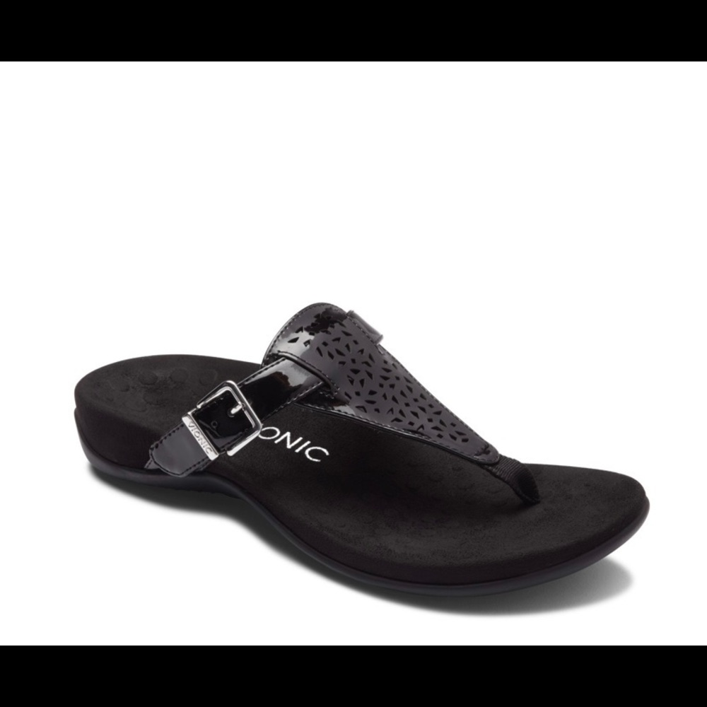 Vionic Women’s Rest Tropez Black Sandals